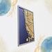 Map of Napa Florida family beach houses. Nautical Theme Map Art Custom Coastal Display Beach House Wall Decor Personalized Design Details